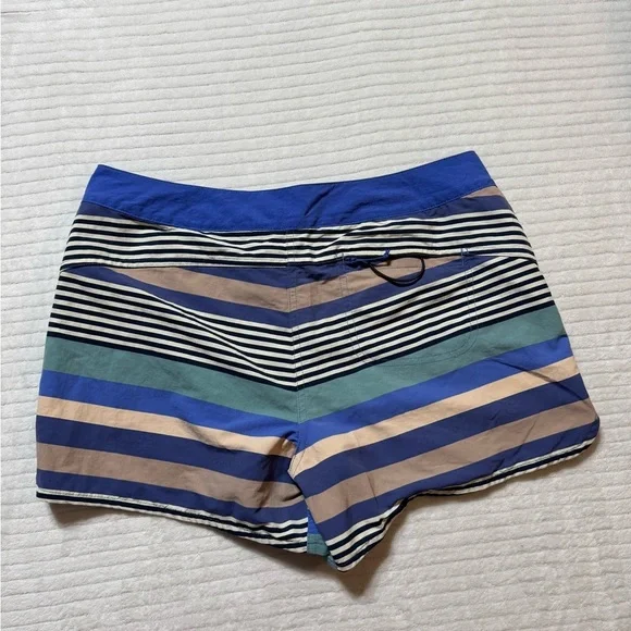 Patagonia Blue and White Striped Shorts - Picture 5 of 5